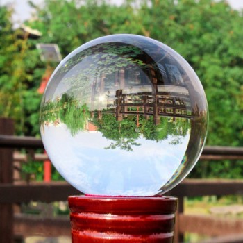 60/70/80/90/100 mm Contact Juggling Ball Magic Tricks Crystal Ultra Clear 100% Acrylic Ball Manipulation Juggling free shipping