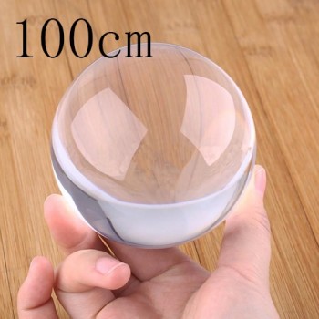 60/70/80/90/100 mm Contact Juggling Ball Magic Tricks Crystal Ultra Clear 100% Acrylic Ball Manipulation Juggling free shipping