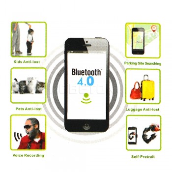 Mini GPS Tracker Anti-Lost Waterproof Bluetooth Tracer For Pet Dog Cat Keys Wallet Bag Kids Trackers Finder Equipment