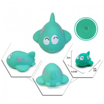 Cool Bath Toy Swimming Pool Baby Toys Kids Water Spray Colorful Car Boat Soft Rubber Toys for Boys Girls Safe Material CBT02