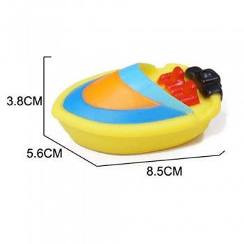 Cool Bath Toy Swimming Pool Baby Toys Kids Water Spray Colorful Car Boat Soft Rubber Toys for Boys Girls Safe Material CBT02