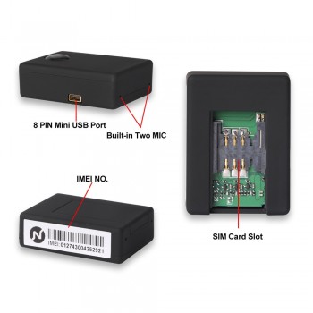 Mini Spy GSM Device N9 Audio Monitor Listening Surveillance 12 Days Standby Time Personal Mini Voice Activation Built in Two MIC