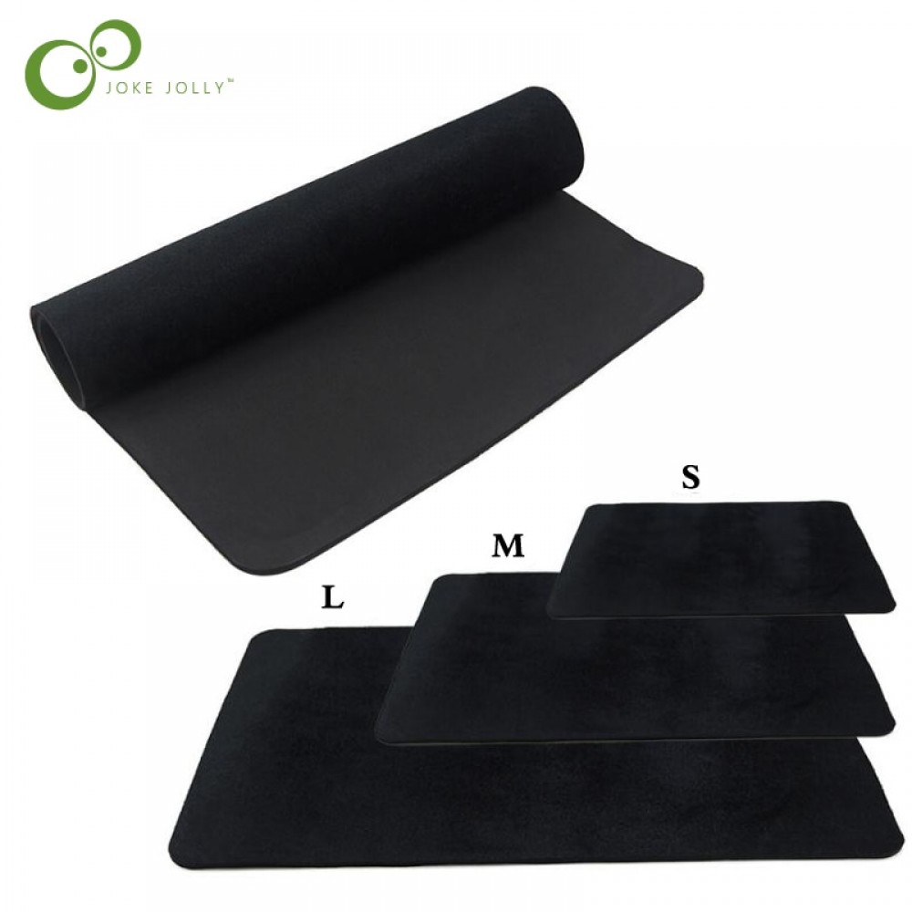 3 Sizes Black Professional Poker Card deck Mat Pad close up magic tricks magician props toy Coin illusion magic WYQ