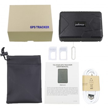 TKSTAR TK915 Car Vehicle GPS Tracker 10000mAh Battery Standby 120 Days Remotely Voice Monitor Anti-theft GPS Locator Free APP