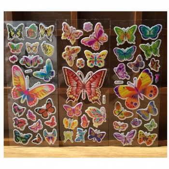 10 Sheets Kids Cute 3D Animals Cartoon Stickers Mixed Dress Up School Teacher Reward Children Early Learning Toys