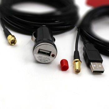 External GPS Antenna amplifier to solve car navigation GPS weak signal GPS receiving antenna and transmitting module in vehicle