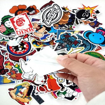 100pcs/pack Classic Graffiti Stickers For Motor Car Suitcase Laptop Skateboard Stickers 20pcs/lot amp; 50pcs/set Can Choose