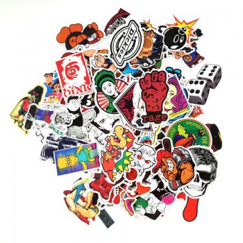 100pcs/pack Classic Graffiti Stickers For Motor Car Suitcase Laptop Skateboard Stickers 20pcs/lot amp; 50pcs/set Can Choose
