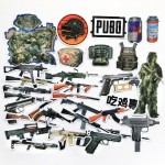 32 PCS/Lot  Playerunknowns Battlegrounds gun PUBG Game stickers 98k AKM M416 sticker for phone Suitcase stickers GIFT for child