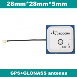 internal GPS GLONASS Dual antenna,Cirocomm active patch antenna,GNSS antenna,BT-0010