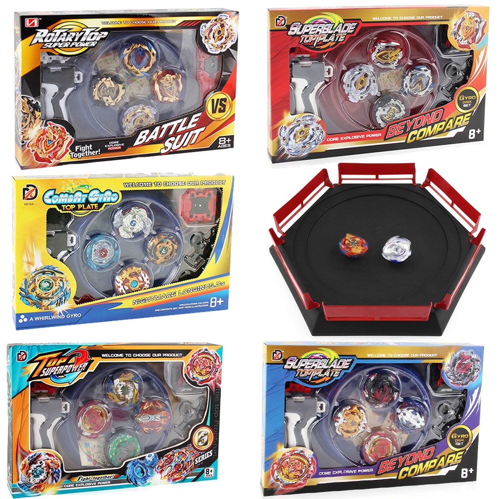 Hot 12 set Beyblade Arena Spinning Top Metal Fight Bey blade Metal Fusion Bayblade Stadium Children Gifts Classic Toy For Child