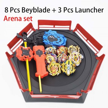 Hot 12 set Beyblade Arena Spinning Top Metal Fight Bey blade Metal Fusion Bayblade Stadium Children Gifts Classic Toy For Child