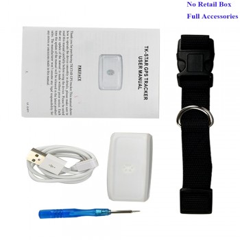 TKSTAR MiNi Waterproof Pets GSM GPS Locator Tracker Rastreador Tracking For Pet Dog Cat Real Time Free APP Track Alarm Device