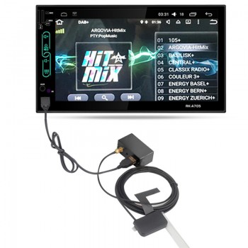 Universal DAB+ USB Dongle With Antenna For After Market Android Auto Player 4.4 5.1 6.0 7.1 DAB+ App Ready For Europe Australia