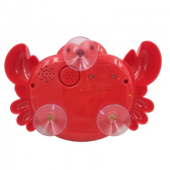 Dropshipping Bubble Crabs Music Kids Pool Swimming Bathtub Soap Machine Automatic Bubble Maker Baby Frog Bath Toy for Children