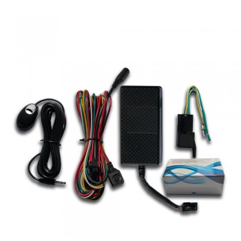 real time mini gsm gprs motorcycle motor vehicle car gps tracker locator tracking locating system with engine cut sos microphone