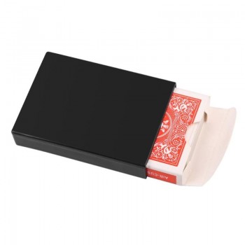 Magic Poker Disappearing Box Close Up Magic Trick Fun Poker Vanishing Case Amazing Playing Card Kids Novelty Toys Gift