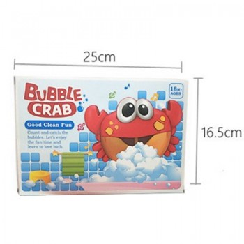 Baby Bath Toy Bubble Crab Bath Automatic Bubble Maker Children Bathtub Pool Swimming Soap Machine Music Water Toy for Kids