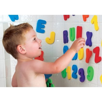 36-Piece MunchkinS Child Puzzle Baby Toy EVA Bath Alphanumeric Letters Numbers Bathroom Water Toys Early Educational Kid Toy