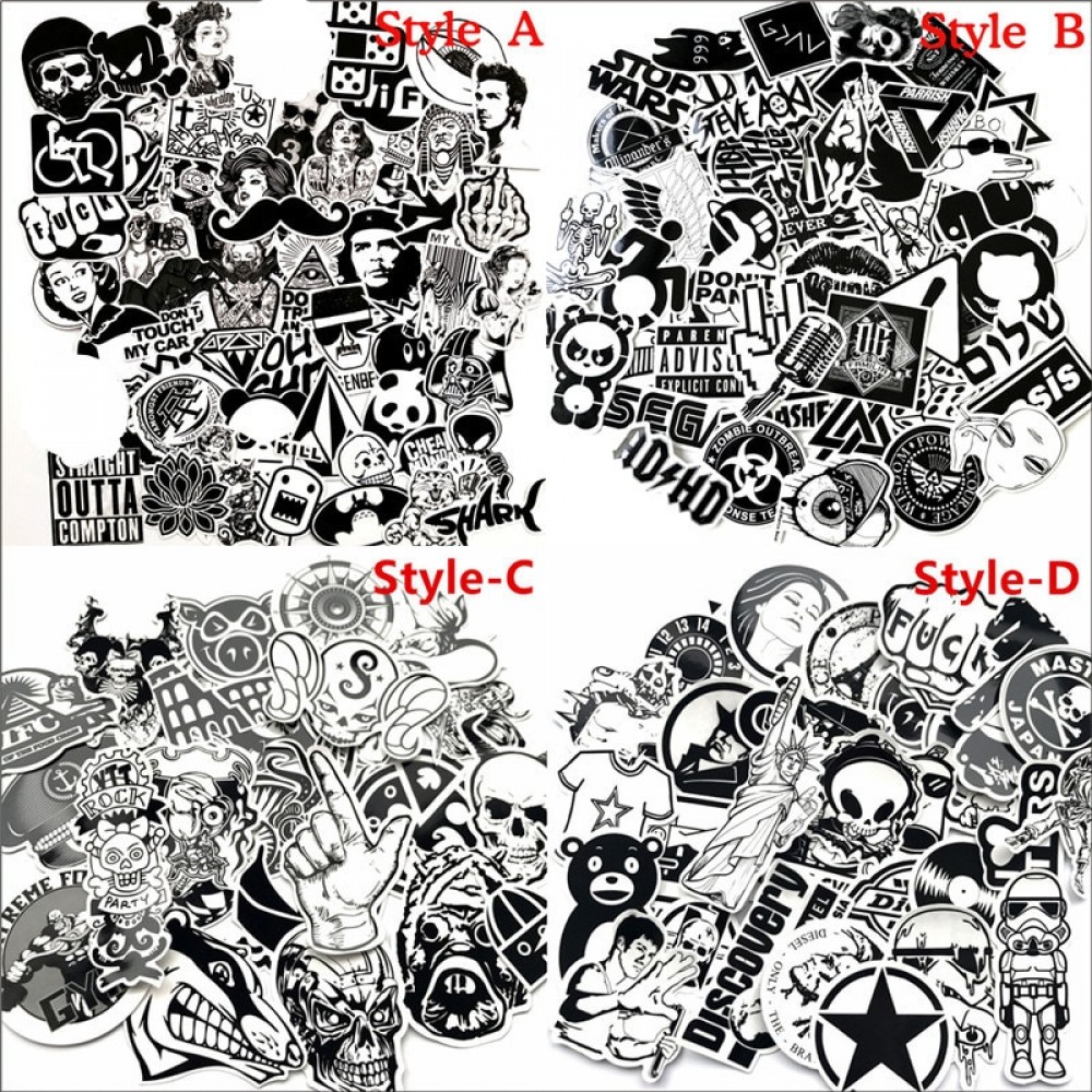 60-120pcs jdm stickers waterproof home decor Doodle laptop motorcycle bike travel case decal accessories window sticker