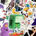 30pcs Adventure Time Cartoon Pvc Waterproof Sticker For Luggage Wall Car Laptop Bicycle Motorcycle Notebook Laptop Toys Stickers