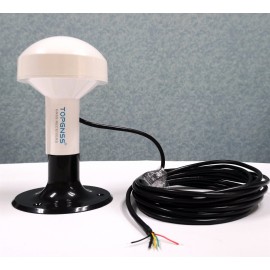 4800 baud rate 12V RS232 NMEA protocol GPS chips boat marine GPS receiver module antenna RS-232, Mushroom housing with bracket