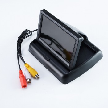 Car Monitor 4.3 Display for Rear View Camera Foldable Color TFT LCD  4.3 Inch HD Screen For Car Reverse