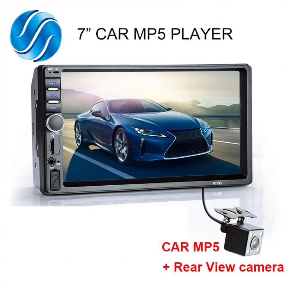 SINOVCLE MP5 Auto Media Player Double Dins USB Bluetooth Audio Car Radio Multimidia MP5 12V FM HD 7 Touch Screen Stereo Radio