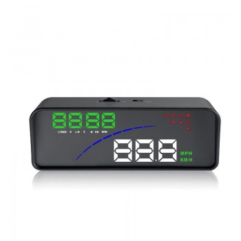 BEESCLOVER P9 Car HUD Head Up Display OBD Smart Digital Meter HD Projector Display for Cars Head Up Display anti-skid pad r20
