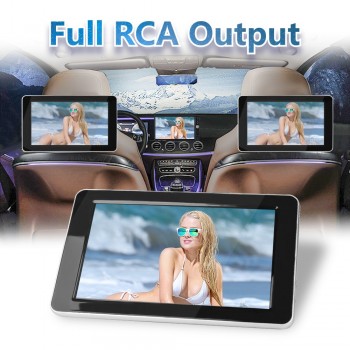 1024x600 9 inch Ultra Thin TFT Color LCD Headrest DVD Monitors HD video input Radio AV Monitor for car audio Android DVD Player