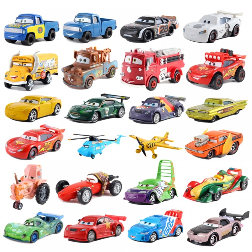 Cars Disney Pixar Cars Snot Rod amp; DJ amp; Boost amp; Wingo Metal Diecast Toy Car 1:55 Loose Brand New In Stock Car2 amp; Car3