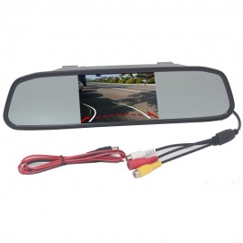 Car Mirror Monitor Rearview With Backup Reverse Camera TFT LCD Color Parking Assistance Rear View Camera Car Styling