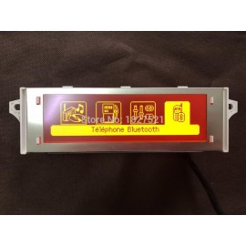 Original High Quality Support USB Bluetooth 4 Menu Display Screen Red Monitor 12 pin for Peugeot 307 407 408 citroen C4 C5