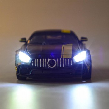 Mini 1:32 For Mercedes-Benz AMG GT3 Alloy Model Sound And Light Pull Back Toy Car