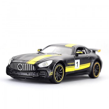 Mini 1:32 For Mercedes-Benz AMG GT3 Alloy Model Sound And Light Pull Back Toy Car
