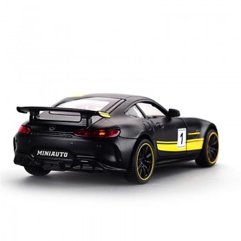 Mini 1:32 For Mercedes-Benz AMG GT3 Alloy Model Sound And Light Pull Back Toy Car