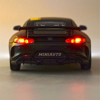 Mini 1:32 For Mercedes-Benz AMG GT3 Alloy Model Sound And Light Pull Back Toy Car