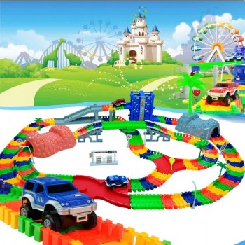 5.5cm DIY Universal Accessories for Glow in the Dark  Magical Track Educational Rail Car Toy Racil Tracks Car Kids For Toys Gift