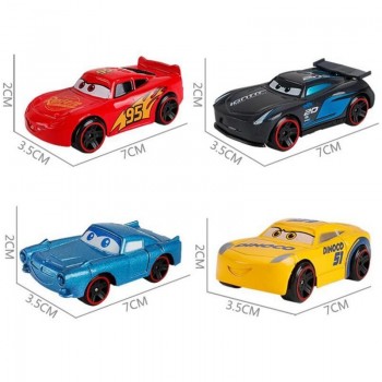 Disney Diecast Metal Alloy Pixar Cars 3 Metal Truck Hauler with 6 Small Cars Disney Cars 3 Jackson Storm McQueen Toys For Kids