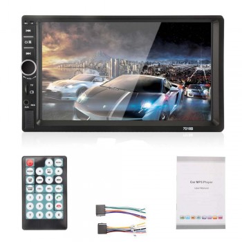 2 Din MP5 Player for Auto 7 Touch Screen 2din Car Radio Bluetooth Music Video Player Car Audio with USB Support Rear Camera