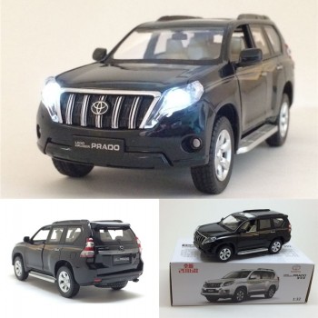 High simitation 1:32 TOYOTA LAND CRUISER PRADO Alloy Metal Car Model Toys With Pull Back For Kids Birthday Gifts free shipping