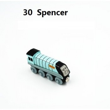 Wooden Magnetic Trains Toys Track Railway Vehicles Toys Wood Locomotive Cars for Children Kids Gift Trains Model