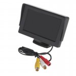 4.3 Color TFT LCD Car Parking Assistance Monitors DC 12V Foldable Car Monitor