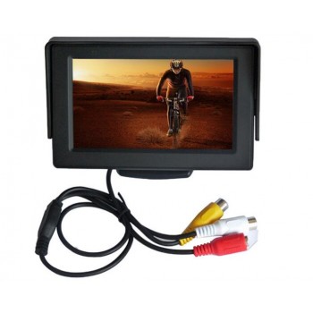 4.3 Color TFT LCD Car Parking Assistance Monitors DC 12V Foldable Car Monitor