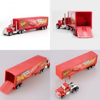 7Pcs/set Disney Pixar Cars 3 Lightning McQueen Jackson Storm Cruz Mater Mack Uncle Truck 1:55 Diecast Metal Car Model Boy Toy