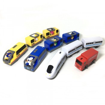 Kids electric train toy magnetic track train toy compatible with Thomas track wooden track Brio childrens educational track toy