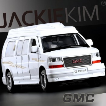 High quality high simulation 1:32 alloy pull back car,Cadillac GMC General Business Star MPV,metal model cars toy,free shipping
