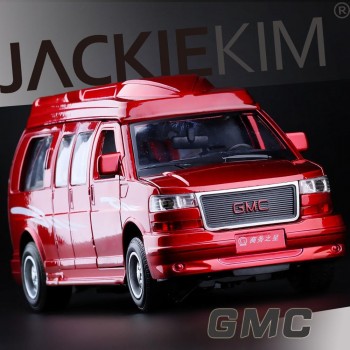 High quality high simulation 1:32 alloy pull back car,Cadillac GMC General Business Star MPV,metal model cars toy,free shipping