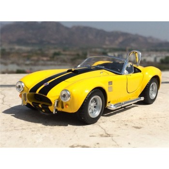 New 1:32 Scale Ford 1965 Shelby Cobra  Alloy Diecast Model Car Toy With Pull Back Collection As Gift For Boy Kids Free Shipping