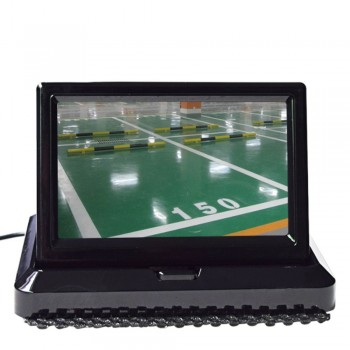 5.0 Color HD CCD Car Display 5 Inch Folding New Digital Screen 2 Channel Video Input DVD Player DC 12/24V Monitor